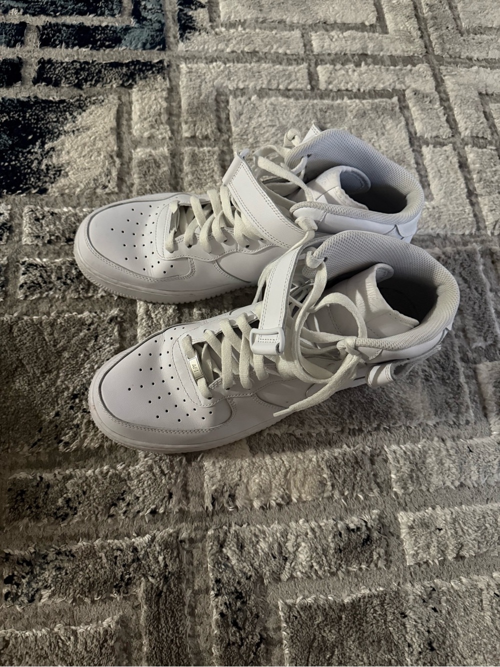 Nike White High-Top Sneakers